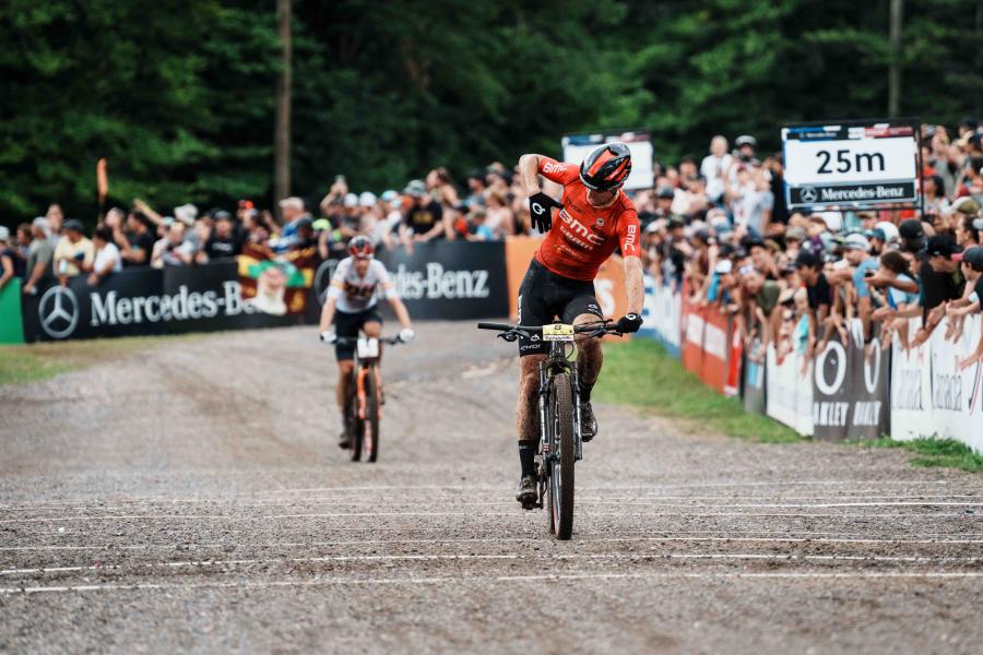 Arrival -  World Cup XCO - Mont-Sainte-Anne (Canada) 7th august 2022