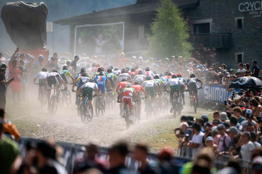 Start - World Championships XCO Les Gets (France) 28 august 2022