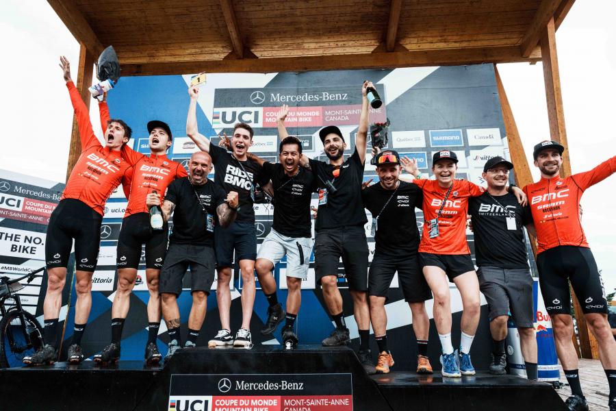 BMC Podium -  World Cup XCO - Mont-Sainte-Anne (Canada) 7th august 2022