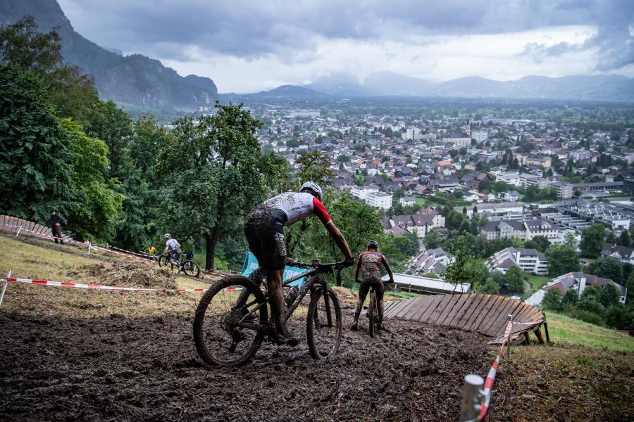 Dornbirn - Austria, 30.08.20 Mountainbike Liga. Race